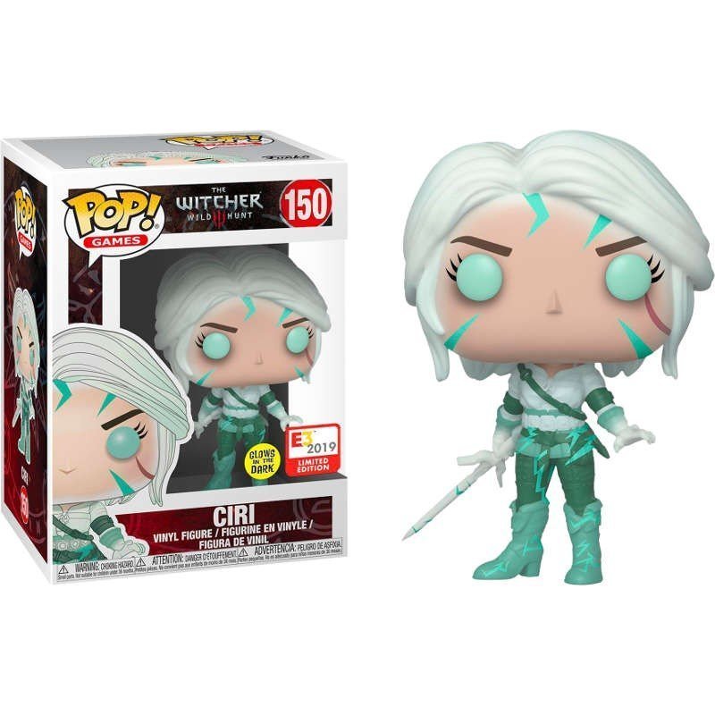 Funko Pop Witcher Ciri GLOW FIGURE E3 2019