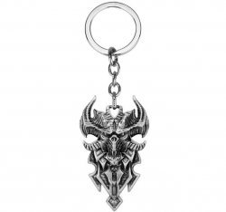Брелок Diablo III Logo Metal silver