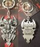 Брелок - Diablo III Logo Metal silver