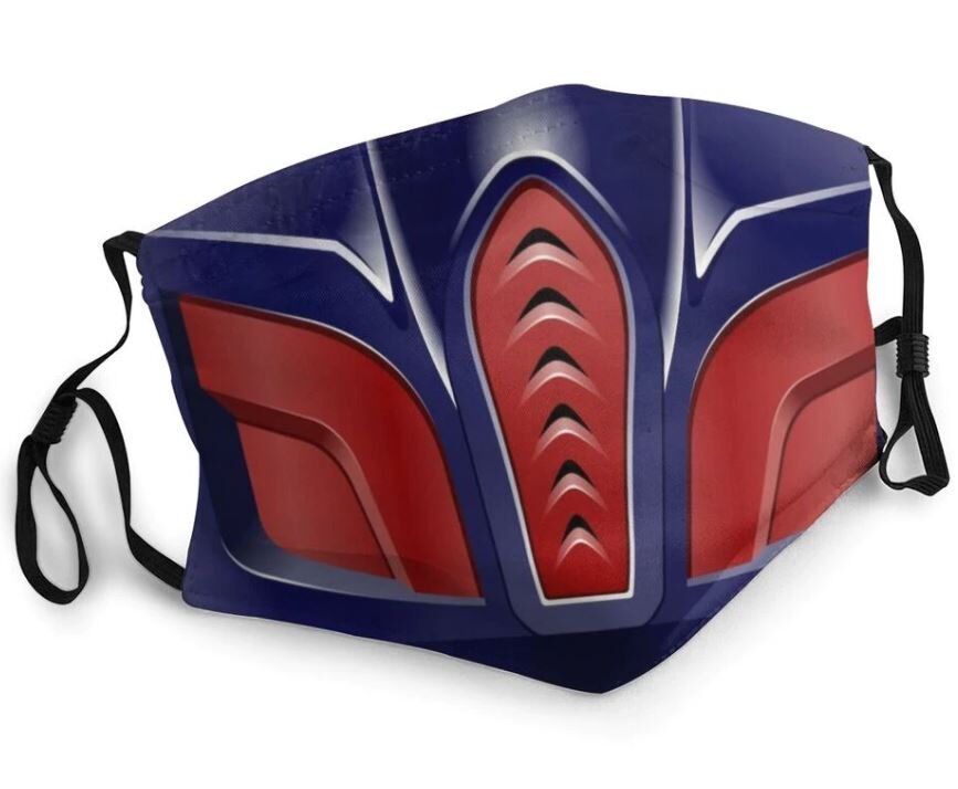 Маска захисна для обличчя Mortal Kombat №13 + 2 вугільні фільтри