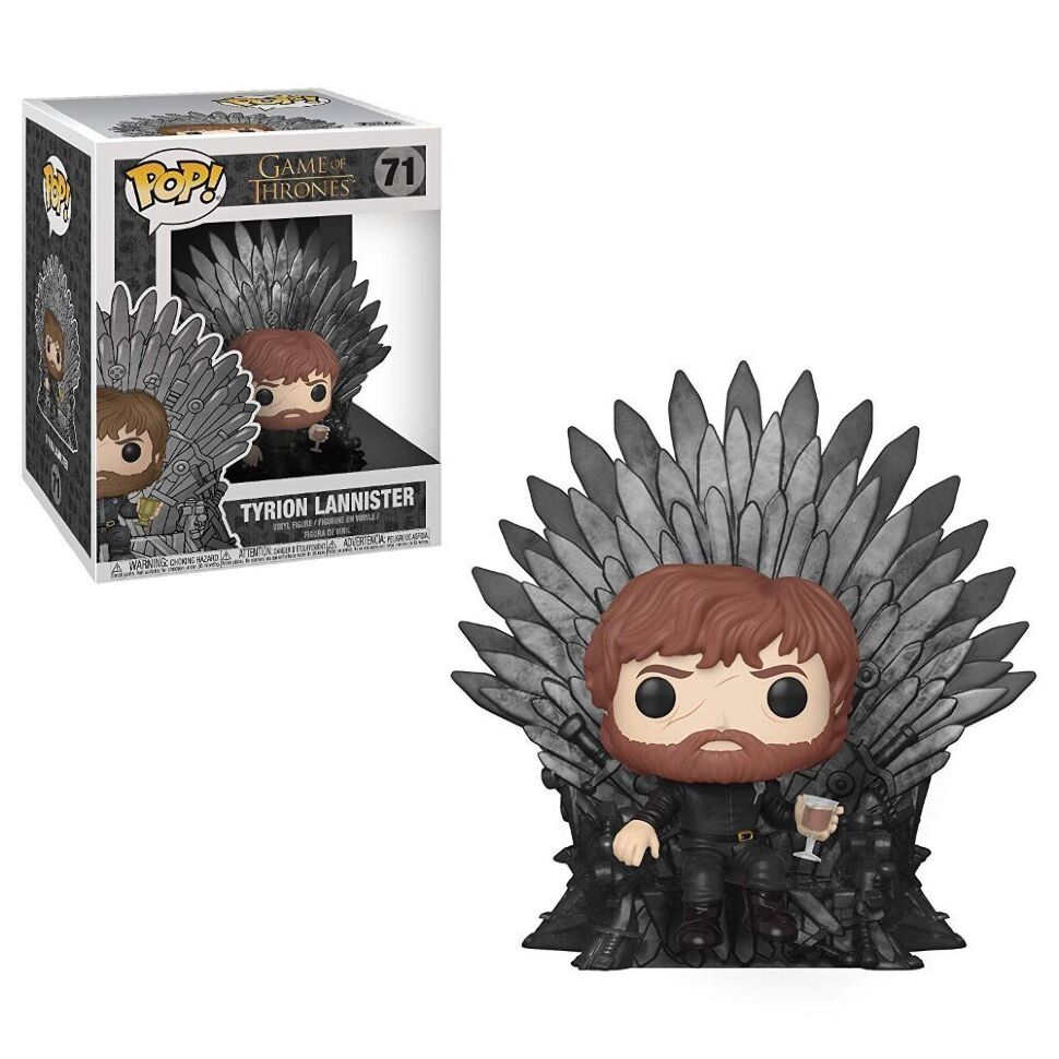 Фігурка Funko Pop Deluxe: Game of Thrones - Tyrion Sitting On Iron Throne фанк Тіріон