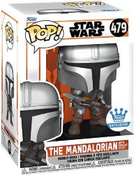Фігурка Funko Star Wars: Mandalorian with Beskar Staff Фанко Мандалорець Бескар (Funko Exclusive) 479