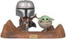 Фігурка Funko Pop! Moment Star Wars: Mandalorian and The Child Мандалорець фанко Зоряні війни