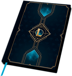Записная книжка ABYstyle League of Legends Hexteck Logo Блокнот Лига Легенд