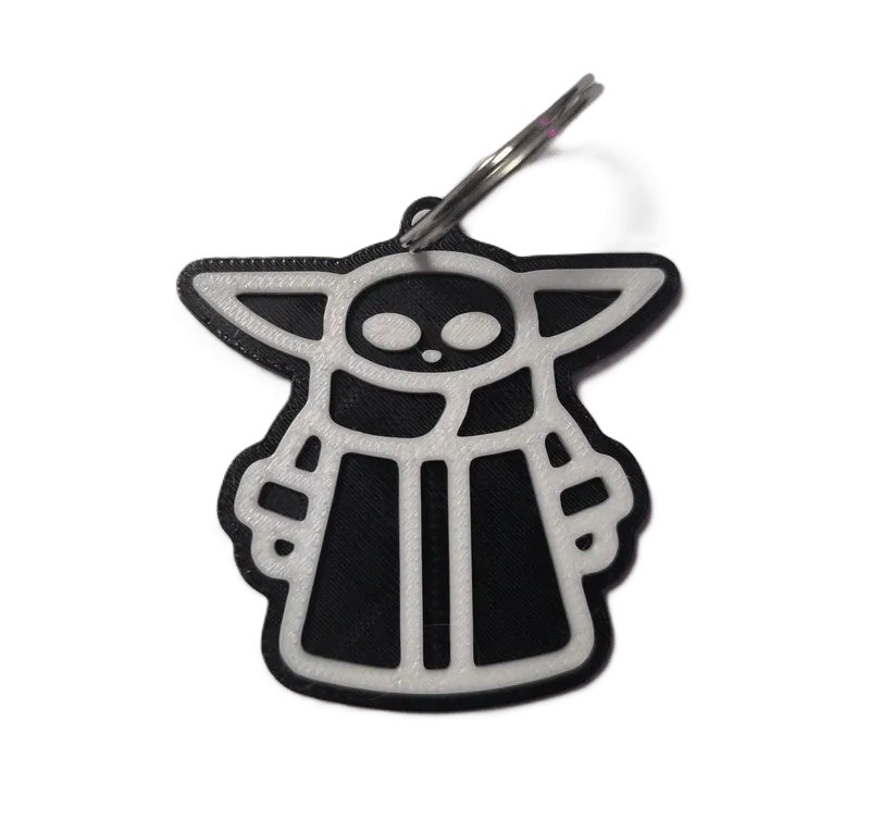 Брелок Star Wars Yoda Keychain ABS пластик Зіркові війни Йода 5 см.