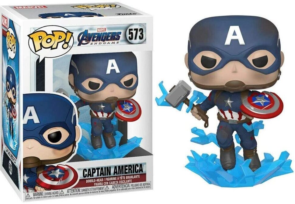 Фігурка Funko Marvel: Avengers Endgame Captain America with Broken Shield Mjoinir 573