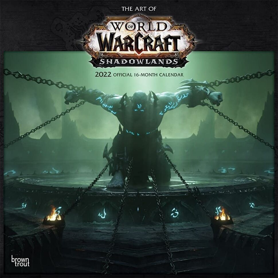 Календар 2022 World of Warcraft Square Wall Blizzard 16-month calendar