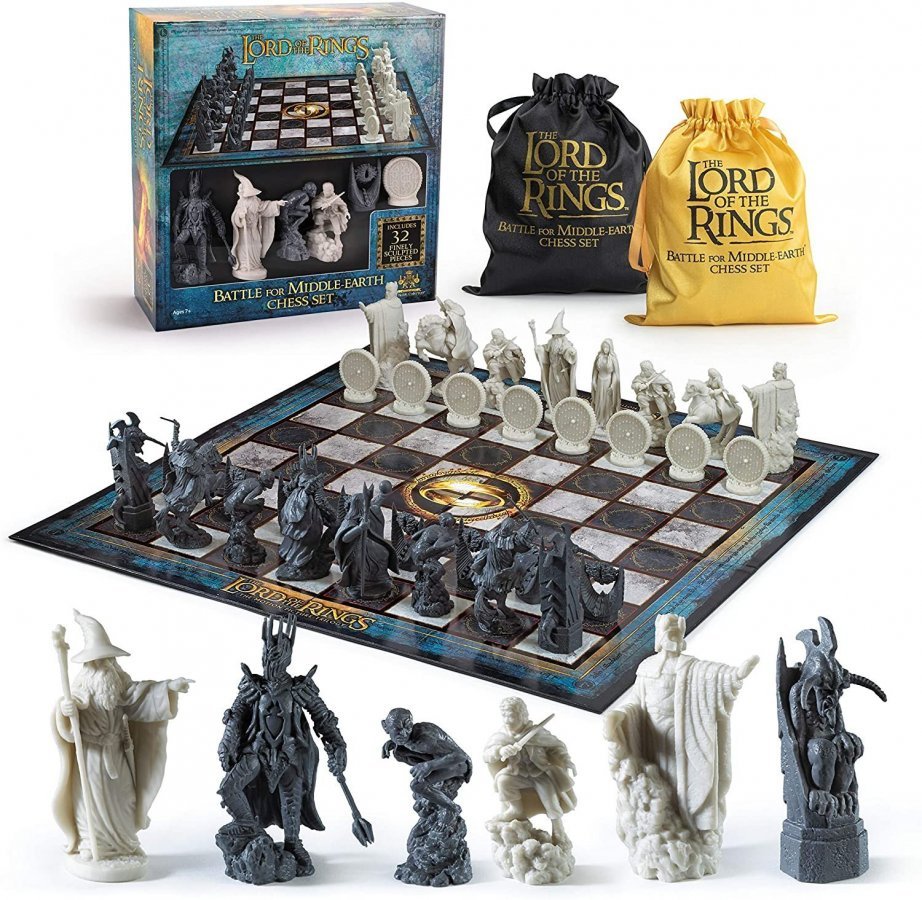 Шахматы Властелин колец Lord of The Rings Battle for Middle Earth Chess Set  (The Noble Collection) actionfigures.com.ua Властелин колец LOTR 2 899 грн.