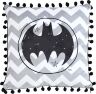 Подушка DC COMICS Batman Logo Black Pom Pom Pillow 40 см.