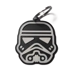 Брелок Star Wars Stormtrooper Keychain ABS пластик Зіркові війни Штурмовик 5 см.