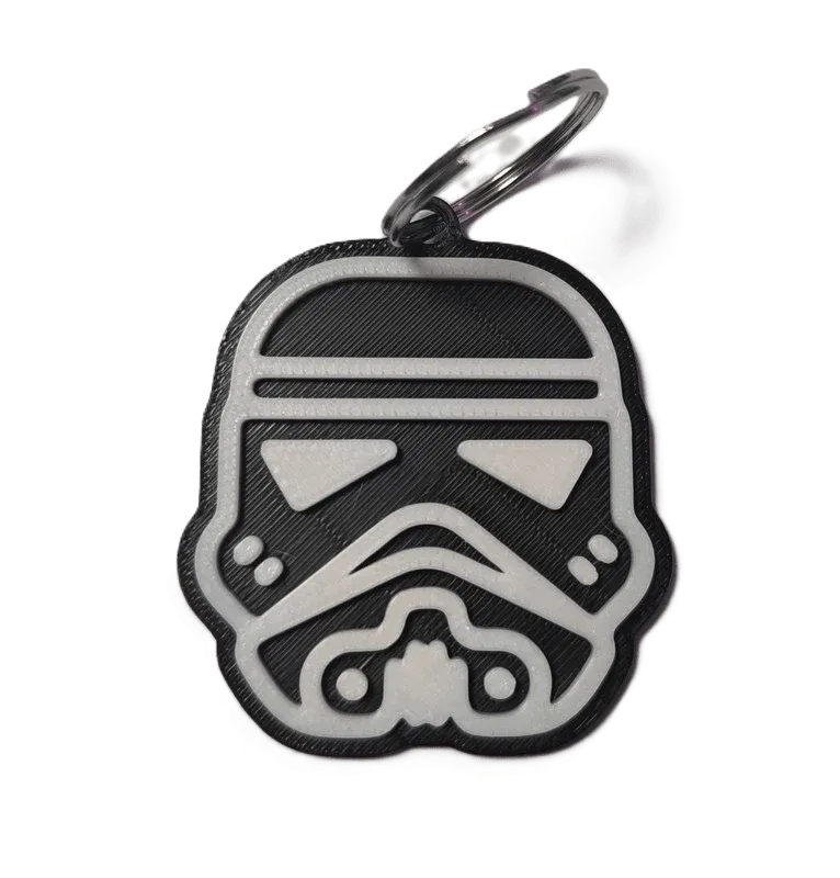 Брелок Star Wars Stormtrooper Keychain ABS пластик Зіркові війни Штурмовик 5 см.
