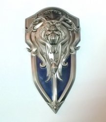 World of Warcraft Alliance Logo Shield Metal # 2