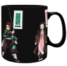 Чашка хамелеон Demon Slayer Mug Tanjiro Nezuko Zenitsu Inosuke Anime кухоль 460 мл