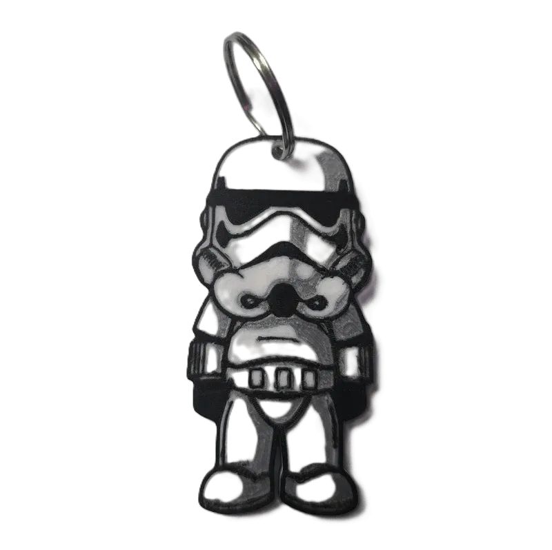Брелок Star Wars Stormtrooper Keychain ABS пластик Зіркові війни Штурмовик 7 см.