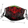 Маска защитная для лица Red Dragon Дракон + 2 угольных фильтра 