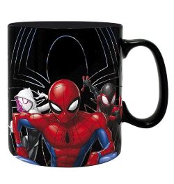 Чашка хамелеон Abystyle MARVEL Spider-Man Multiverse Ceramic Mug кружка Человек-паук 460 мл