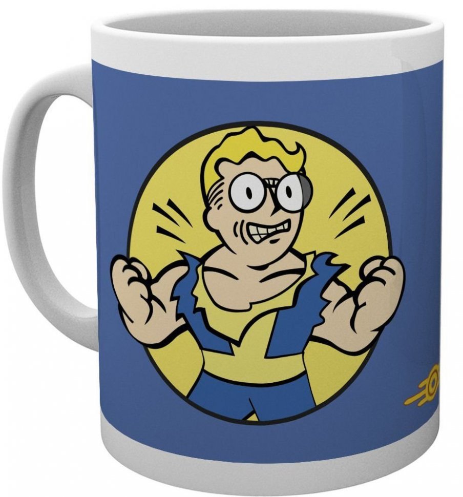Кружка GB eye Fallout Nerd Rage Ceramic Mug Чашка 295 ml 