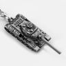 Брелок World of Tanks танк (колір: срібло) башта обертається