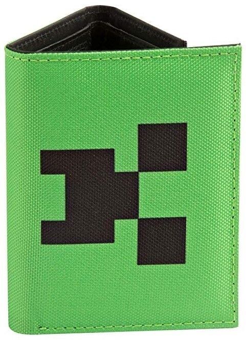 Гаманець JINX Minecraft - Pocket Creeper Tri-Fold Nylon Wallet
