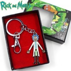 Брелок Рик и Морти Rick And Morty 3D + подарочный бокс №2