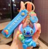 Брелок підвіска на рюкзак Stitch Blue Стич 3D Keychain Backpack 2