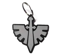 Брелок WarHammer Dark Angels Keychain ABS пластик Вархаммер Темні Ангели 6 см.