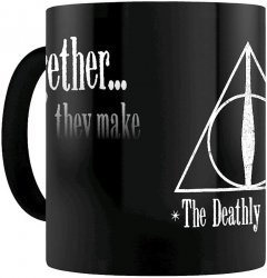 Кружка теплочувствительная Harry Potter Deathly Hallows чашка Гарри Поттер Дары смерти