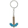Брелок Minecraft Diamond Pickaxe Keychain Майнкрафт кирка метал