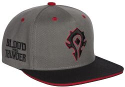 Кепка JINX World of Warcraft - Blood and Thunder Snap Back Hat Бейсболка Орда