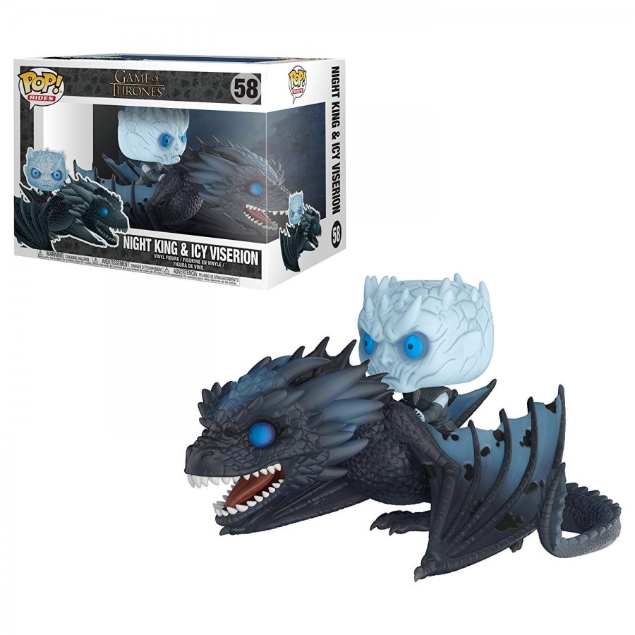 Фигурка Funko Pop Rides: Game of Thrones Night King on Dragon Collectible  Figure actionfigures.com.ua Game of Thrones Игра престолов 1 199 грн.