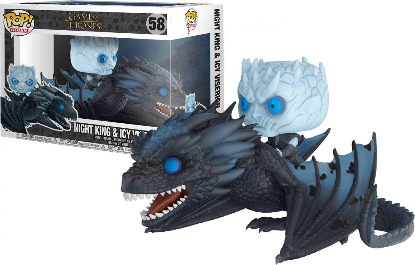 Фигурка Funko Pop Rides: Game of Thrones Night King on Dragon Collectible  Figure actionfigures.com.ua Game of Thrones Игра престолов 1 199 грн.