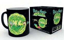 Кружка хамелеон теплочутлива Rick and Morty Heat Change Mug 320 мл Portal 