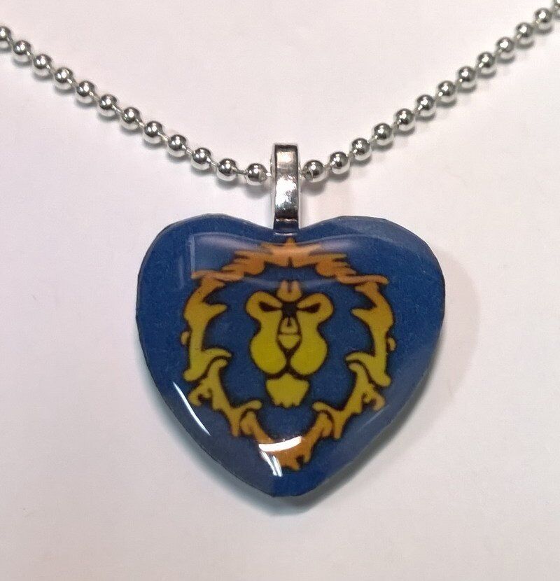 Медальйон-серце World of Warcraft Alliance