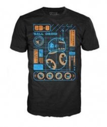 Футболка Men's Pop! T-Shirts: Star Wars Ep 7 BB-8 Blueprint (размер L)