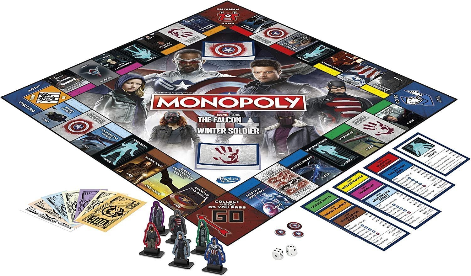 Монополия настольная игра Monopoly Marvel - The Falcon and The Winter  Soldier Edition Board Game actionfigures.com.ua Marvel (Марвел) 999 грн.