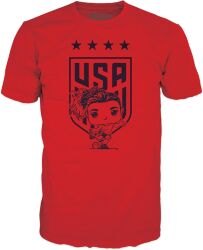 Футболка Funko Boxed Tee: The US Women's National Soccer Team Caterina Macario фанко (розмір L)