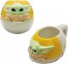  Кружка Star Wars The Mandalorian 3D Sculpted Ceramic mug Baby Yoda 16 OZ Grogu Грогу