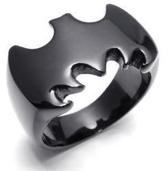 Кольцо Batman City Hero Metal (цвет: чёрный)