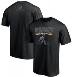 Футболка Overwatch Reinhardt Black T-Shirt  (размер L)