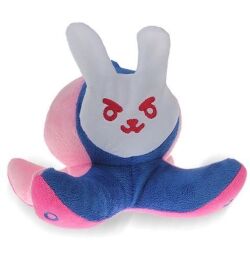 Мягкая игрушка Overwatch Dva Pink Rabbit Plush 20 cм