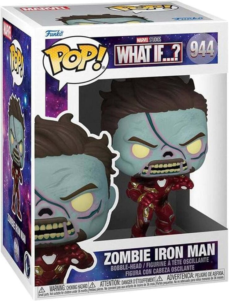 Фігурка Funko Pop Marvel What If Zombie Iron Man фанко Зомбі Залізна людина 944