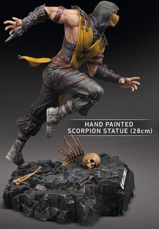 Scorpion statue mortal kombat hotsell